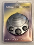 Conair Shower Radio Design Line 2001 - New Package Silver Am/fm. Fixed Price $24.95.
