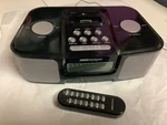 Am/fm Alarm Clock Radio With Remote & Box, Ipod Dock Living Solutions ATC-0899. Fixed Price $11.95.