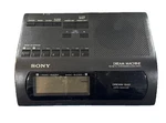 Vintage Sony Black Dream Machine Icf C303 Alarm Clock Radio Fm / Am. Tested.. Fixed Price $17.50.