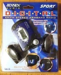 New Jensen SAB-50 Pll Digital Sport Am Fm Clock Radio With Armband & Key Holder. Fixed Price $99.95.