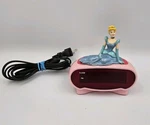 Vintage Cinderella Digital Alarm Clock Disney Princess Pink Model DC94530 Works. Fixed Price $14.99.