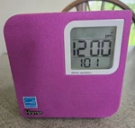 Ihome IH12PR Pink Cube Clock Radio & 30 Ipod Docking Station Stereo Speaker. Fixed Price $22.99.