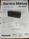 Panasonic RE-6266 Service Manual Clock Radio Original. Fixed Price $24.99.