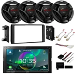 Jvc 6.8" Touchscreen Wifi Radio, 4X 6.5" Speaker, Suburu Install Kit,accessories. Fixed Price $997.00.