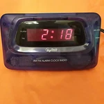 Digitech Am/fm Alarm Clock Radio Red Led Display Model ATC-380 Translucent. Fixed Price $12.00.