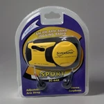 Vintage Radio Am/fm Arm-band Jogging Yellow Super Sonic Model SC-6AR. Fixed Price $19.99.