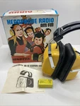 Working Vintage Monita Am/fm Yellow Headphone Radio Model Hp 9000 Af. Fixed Price $12.00.