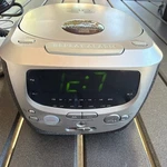 Magnavox Wide Angle Stereo Am/fm/cd Alarm Clock Radio MCR230SL/17 Tested Working. Fixed Price $19.00.