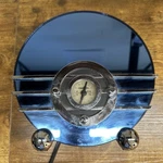 Vintage 1998 Crosley CR81 Bluebird Mirror Am/fm Rado Art Deco Style Works. Fixed Price $75.00.