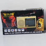 Golon Model RX-BT6622 FM/AM/SW1-7 9 Bands Portable Radio. Fixed Price $32.90.