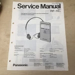 Original Panasonic Service Manual For Rf Model Portable Radios Select One. Fixed Price $8.48.