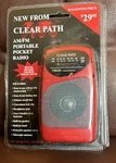 Clear Path Am/fm Portable Pocket Radio Telescopic Antenna Nip Red Belt Clip. Fixed Price $9.99.