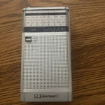 Vintage Emerson Swingmate P3766A Am/fm Portable Radio Working Battery Not Includ. Fixed Price $15.99.