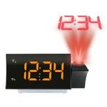 817-83957 Crosse Technology Curved Led Projection Alarm Clock With Fm Radio. Fixed Price $15.00.