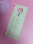 Vintage Ritz-carlton Half Moon Bay Am/fm Radio Stations List Door Hanger Ephemer. Fixed Price $17.42.
