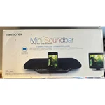 Memorex Mini Soundbar Speaker System For Ipod & Iphone - New Sealed MA5004BK. Fixed Price $23.99.