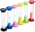 Sand Timer For Kids Set Of 6 Small Different Colors & Hourglass Educational. Fixed Price $9.00.