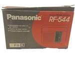 Vtg Black Portable Panasonic Am/fm Radio #RF-544 With Speaker Original Box. Fixed Price $35.00.