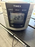 Vgc Timex Auto-set Dual Alarm Digital Clock Radio T301B Led Backlit Batt Travel. Fixed Price $10.00.