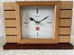 Bulova Usonian Ii Mantel Clock By Frank Lloyd Wright B1659. Fixed Price $129.95.