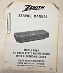 Zenith R460 Ac Solid State Fm Am Radio & Electronic Clock Service Manual. Fixed Price $8.99.