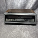 Vtg General Electric Red Alarm Clock Am Fm Radio Wood Grain 1970 - 1980S Read. Fixed Price $18.00.