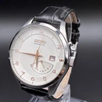 Seiko Kinetic Watch White Dial Leather Strap Used From Japan. Fixed Price $189.00.