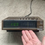Panasonic Vintage Am Fm 2 Band Electronic Alarm Clock Radio. Fixed Price $14.00.