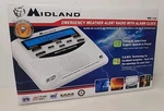 Midland WR-120 Emergency Weather Alert Radio With Alarm Clock White New Nib. Fixed Price $59.99.
