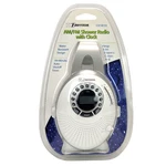 Vintage Emerson Hanging Am/fm Shower Radio With Clock Stand For Counter. Fixed Price $31.16.