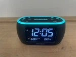 Housbay Digital Alarm Clock Radiomodel: T6 With 7 Color Night Light, Dual. Fixed Price $12.00.