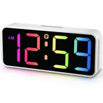 Peakeep Small Digital Alarm Clock Led Color Changing Snooze Plug Kids White. Fixed Price $31.99.