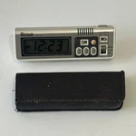Comus TC10 Quartz Travel Alarm Clock Silver Digital Display Battery Operated. Fixed Price $17.99.