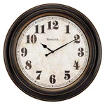 Westclox Traditional Large Wall Clock Battery-operated 20 Inch, Rustwood. Fixed Price $57.11.