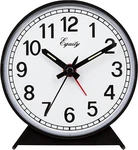 Equity By Crosse 14075 Black Analog Wind-up Alarm Clock. Fixed Price $21.99.