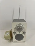 Tivoli Audio Ipal Henry Kloss Portable Am/fm Radio Cream Silver W/ Ac Adapter. Fixed Price $44.99.