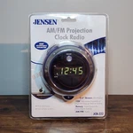 Jensen Jcr 222 Am/fm Projection Clock Radio Digital Alarm Nib. Fixed Price $24.84.
