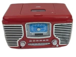 Crosley Corsair Retro Red Am/fm Radio Cd Player Dual Alarm Clock CR612-RE. Fixed Price $38.95.
