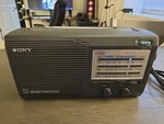 Sony ICF-34 Portable Radio Band Am/fm/weather/tv Tested Ac Battery Powered. Fixed Price $17.99.