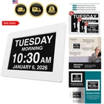 New 2026 Dementia Clock Large Digital For Seniors, Display With C.... Fixed Price $131.99.