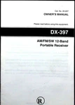 Radio Shack DX-397 Shortwave Receiver Original Instruction Manual. Fixed Price $12.30.