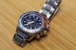 Seiko Prospex Solar Diver Chronograph SSC031 V175 'pepsi' Bezel, Blue 200M. Fixed Price $195.00.