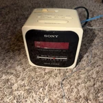 Sony Dream Machine Cube Alarm Clock Am/fm Radio Model ICF-C122 Cream Led Tested. Fixed Price $19.99.
