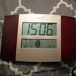 La Crosse WS-8117U-IT-C Clock Weather "radio Controlled" Cherry No Sensor Remote. Fixed Price $40.00.