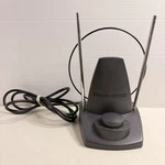 Philips Magnavox MANT200 Indoor Tv Antenna Rabbit Ears Vhf Uhf Fm Coax. Fixed Price $14.99.
