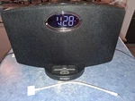 Jensen JIMS-211I Clock Radio Ipod Dock Station W/new Iphone Adapter! Works Great. Fixed Price $19.99.