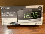 Coby Bluetooth Alarm Clock 6 Led Display Fm Radio Dual Speaker New. Fixed Price $20.00.