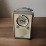 Crosley Mockingbird Am Fm Bluetooth Portable Radio Gray CR3034A-AB Retro Style. Fixed Price $53.90.