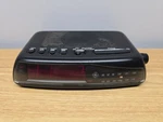 Ge Clock Radio Digital Disp Music/alarm Model 7-4817B Black Tested Works. Fixed Price $16.50.
