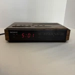 Vintage Sony Alarm Clock Radio Dream Machine ICF-C400 Wood Tested Works Retro. Fixed Price $29.99.
